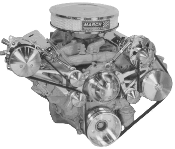 PONTIAC V-8 SERPENTINE CONVERSION 